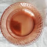 Set of 8 flat plates Rosaline Arcoroc