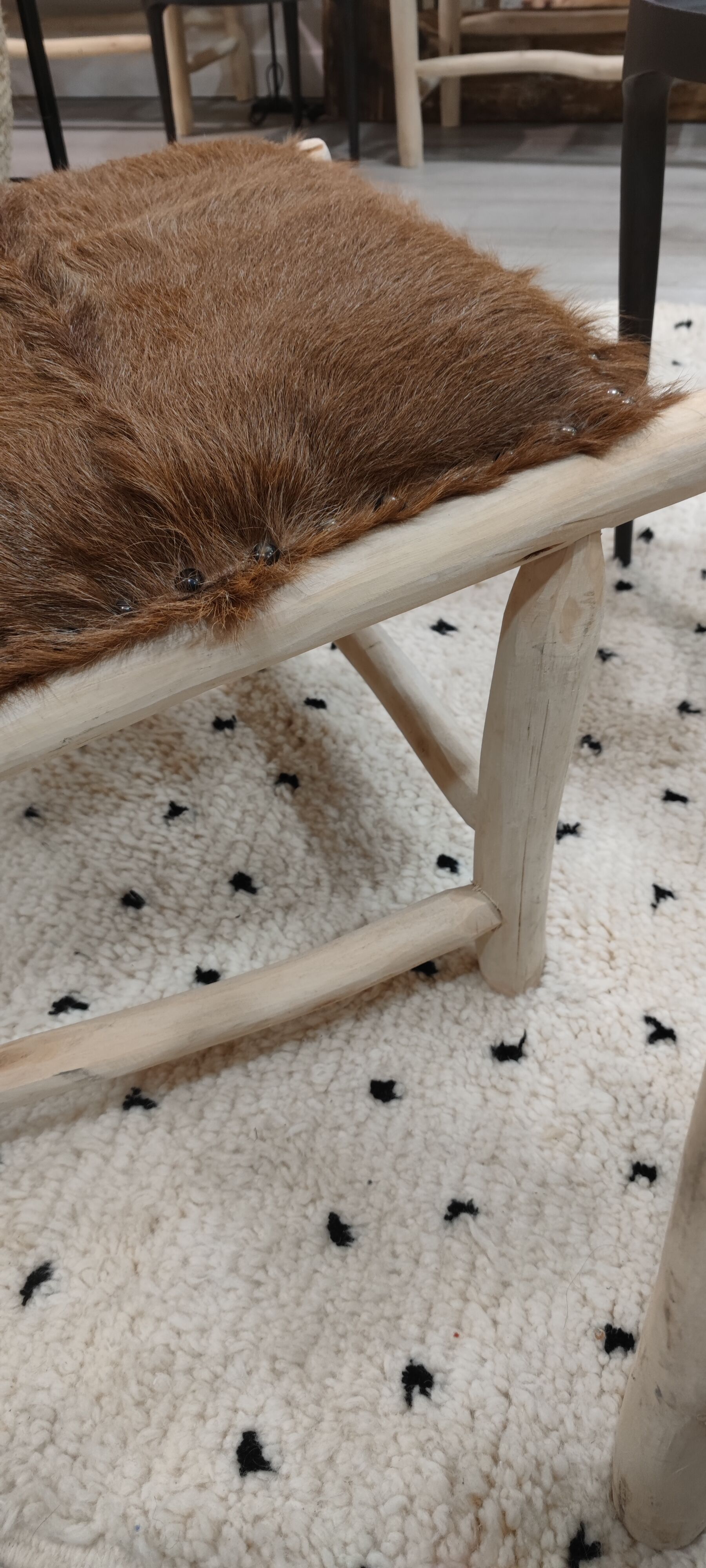 Safari-style lounge chair