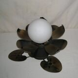 Water lily table lamp - Jansen style from the 70s