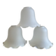 Old glass tulip globes