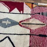 Handwoven colored wool apis boujad 150/250cm