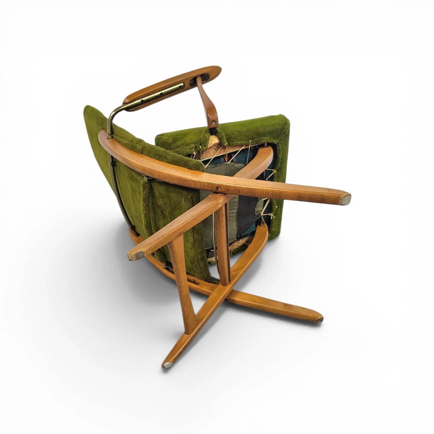 2 x 20th-century vintage design reclining armchairs