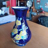Beautiful little hand painted glazed vase
