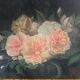 Peinture à l'huile de fleurs de la première moitié du XXe siècle