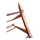 Valet wearing double wood coat rack