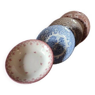 Four old bowls or cups from England