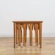 Mid-century Danish nesting tables by Poul Hundevad for Novy Domov, Czechoslovakia, 1960s, set of 5