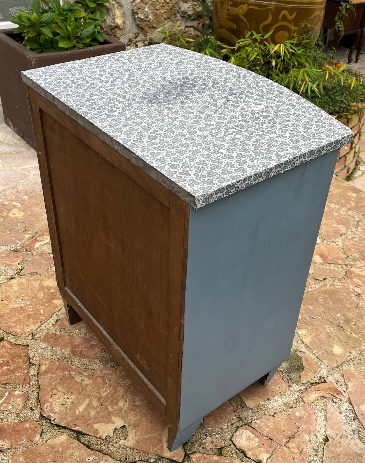 Revamped Art Deco bedside table