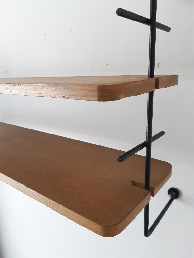 1950s wall string shelf