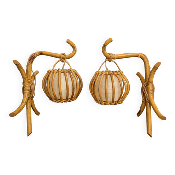 Paire d'appliques Louis Sognot, 1960