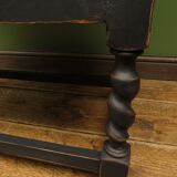 Black writing bureau bookcase