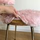 Pelfran rose moumoute chair
