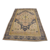 Tapis tribal vintage boho Oushak sku1436