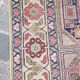 Turkish vintage handmade oriental rug Caesarea 3 x 2 m