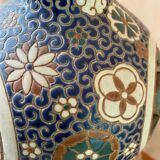 Vase cloisonné en forme de courge