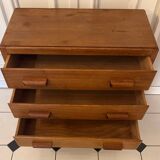 Commode vintage pied compas