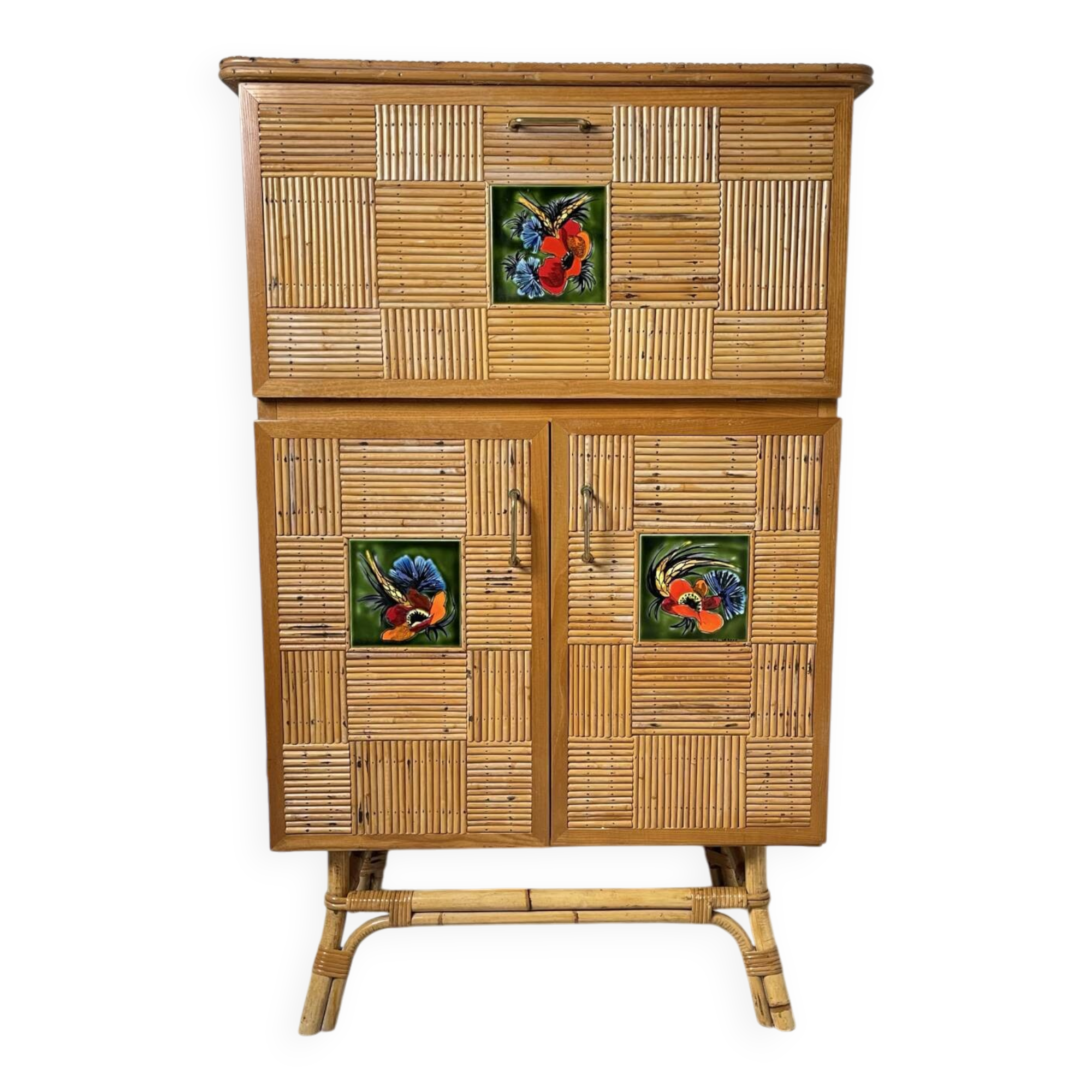 Rattan secretary from around 1950.
