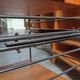Scandinavian freestanding bookshelf in teak and metal, 1960s