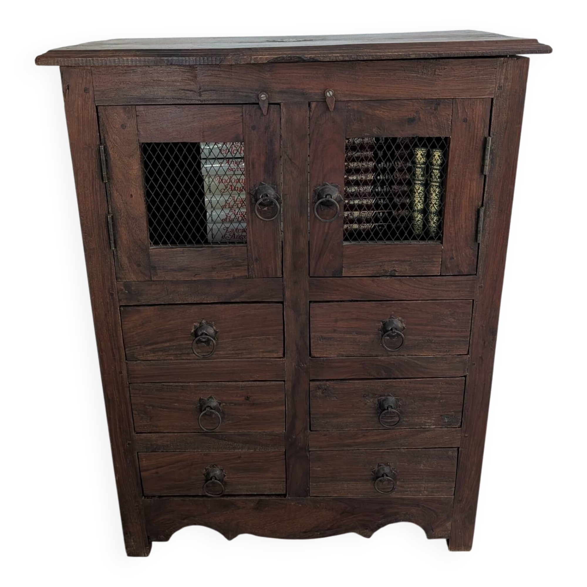 Colonial style solid wood accent furniture