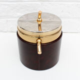 Vintage ice cube bucket, Freddotherm ice bucket, swiss made