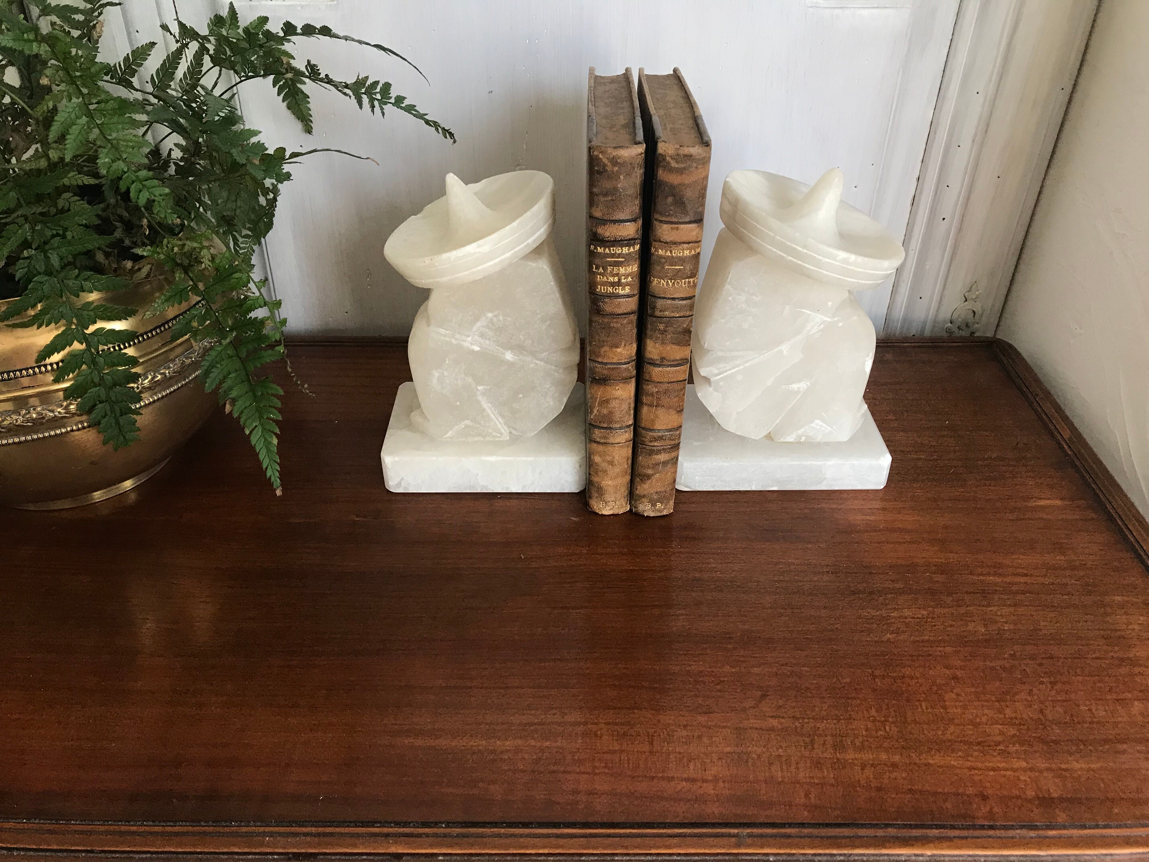 Marble bookends