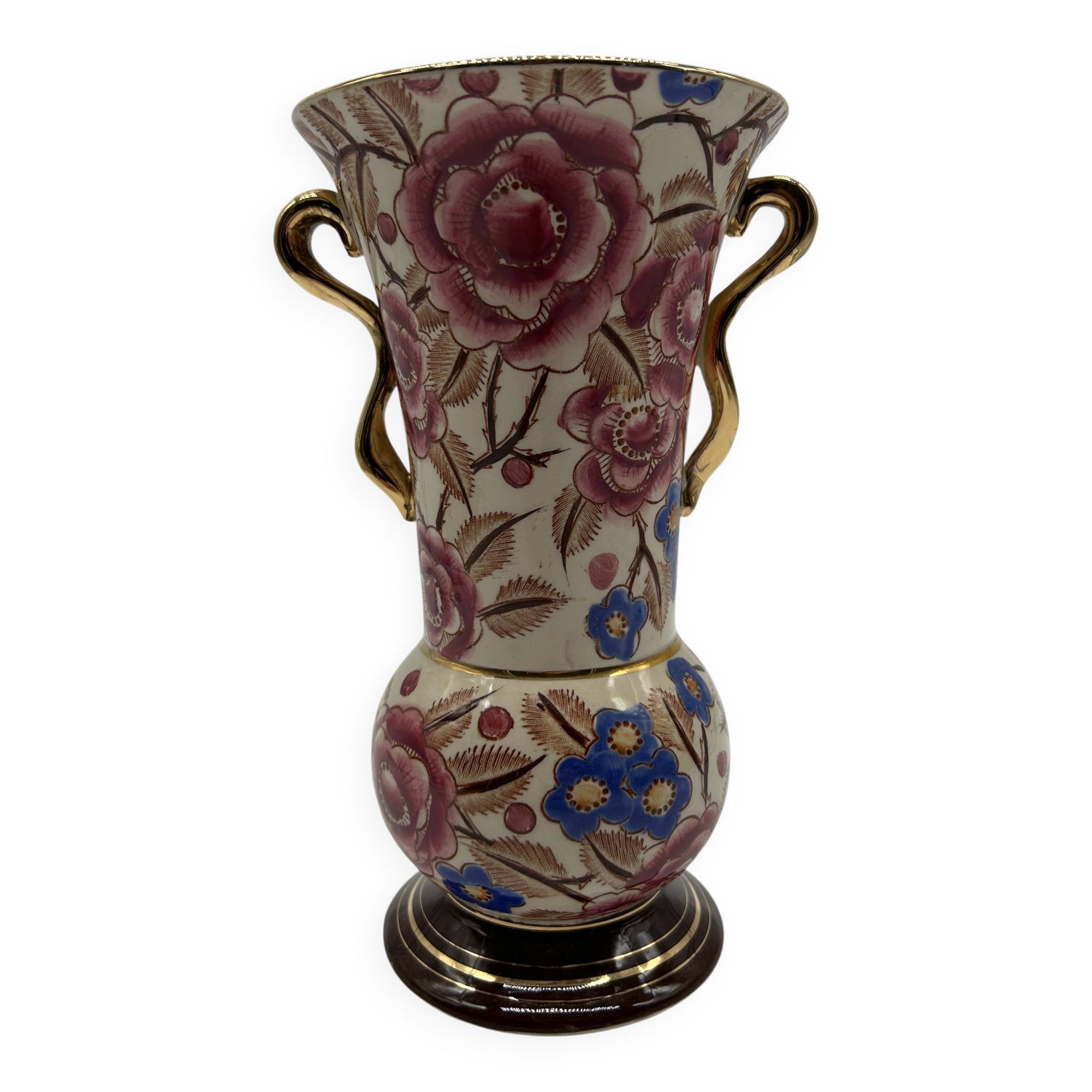 Beautiful vase Boch Frères by R. Chevallier.