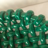 Braided ceramic fruit bowl signed Jérôme Massier Vallauris