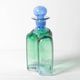 Vintage Green and Blue Glass Decanter Antikva by Bertil Vallien Sweden 1994