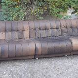 Modular drivers Italian design brown leather