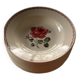 Badonviller vintage soup plates