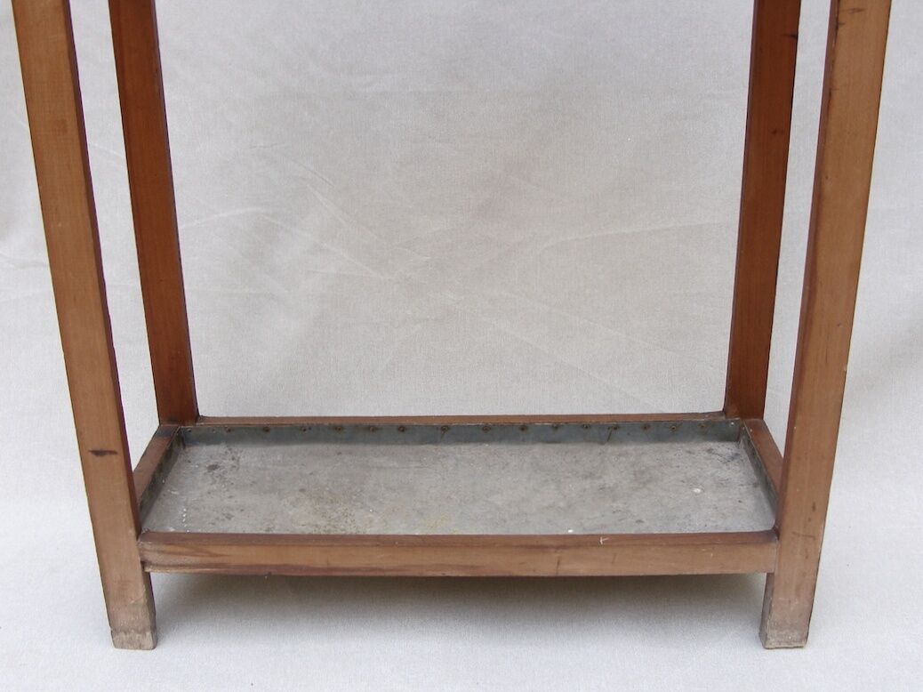 Vintage wooden wall dressing room