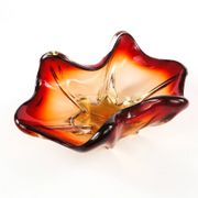 Murano Sommerso bowl, glass, design by F. Poli, Italy, 1950s