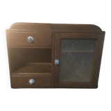 Beech wall unit from the 30s/40s