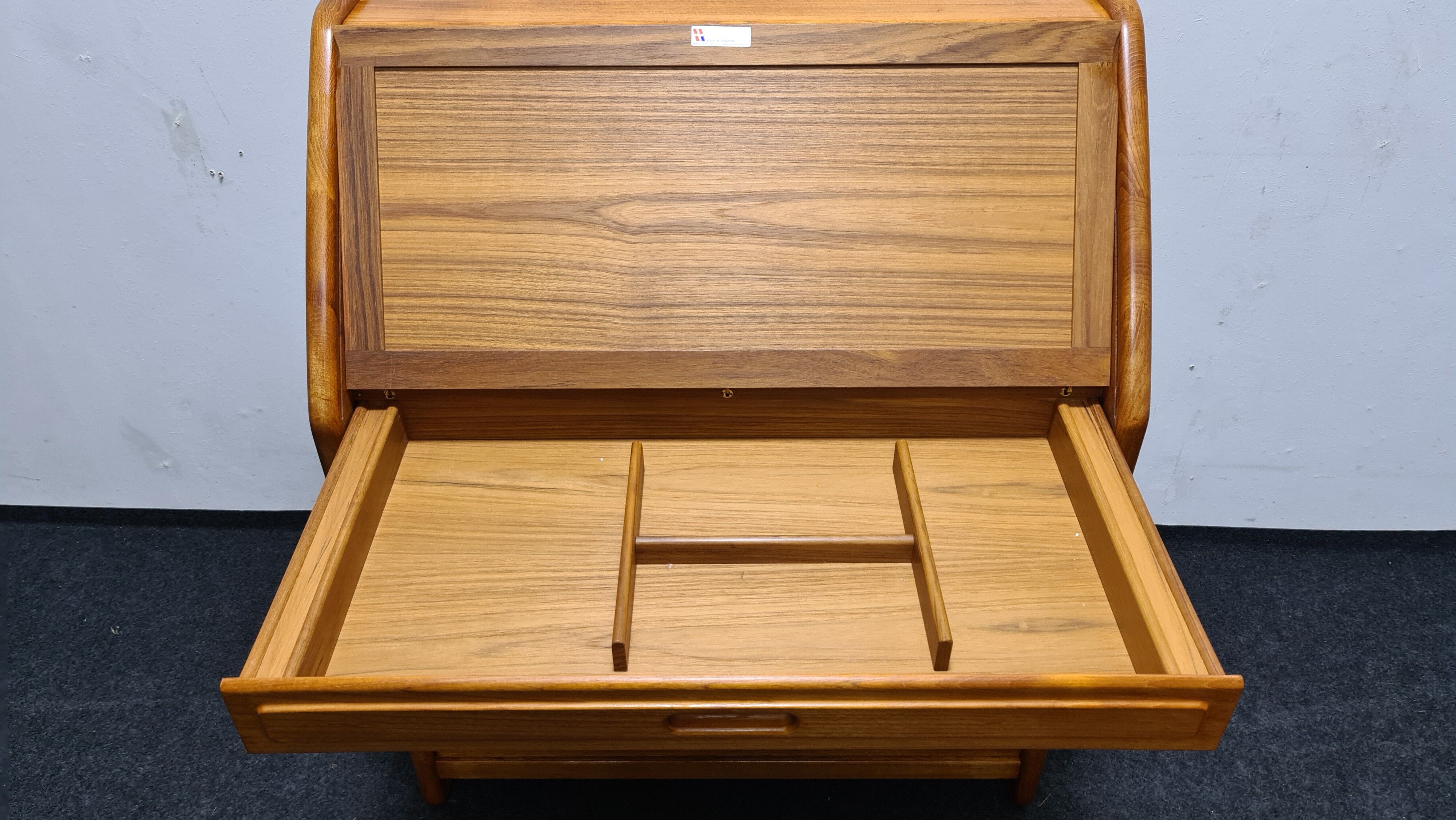 Secrétaire au design danois en teck par Langeskov Møbelfabrik A/S