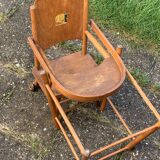 High chair for vintage wooden dolls