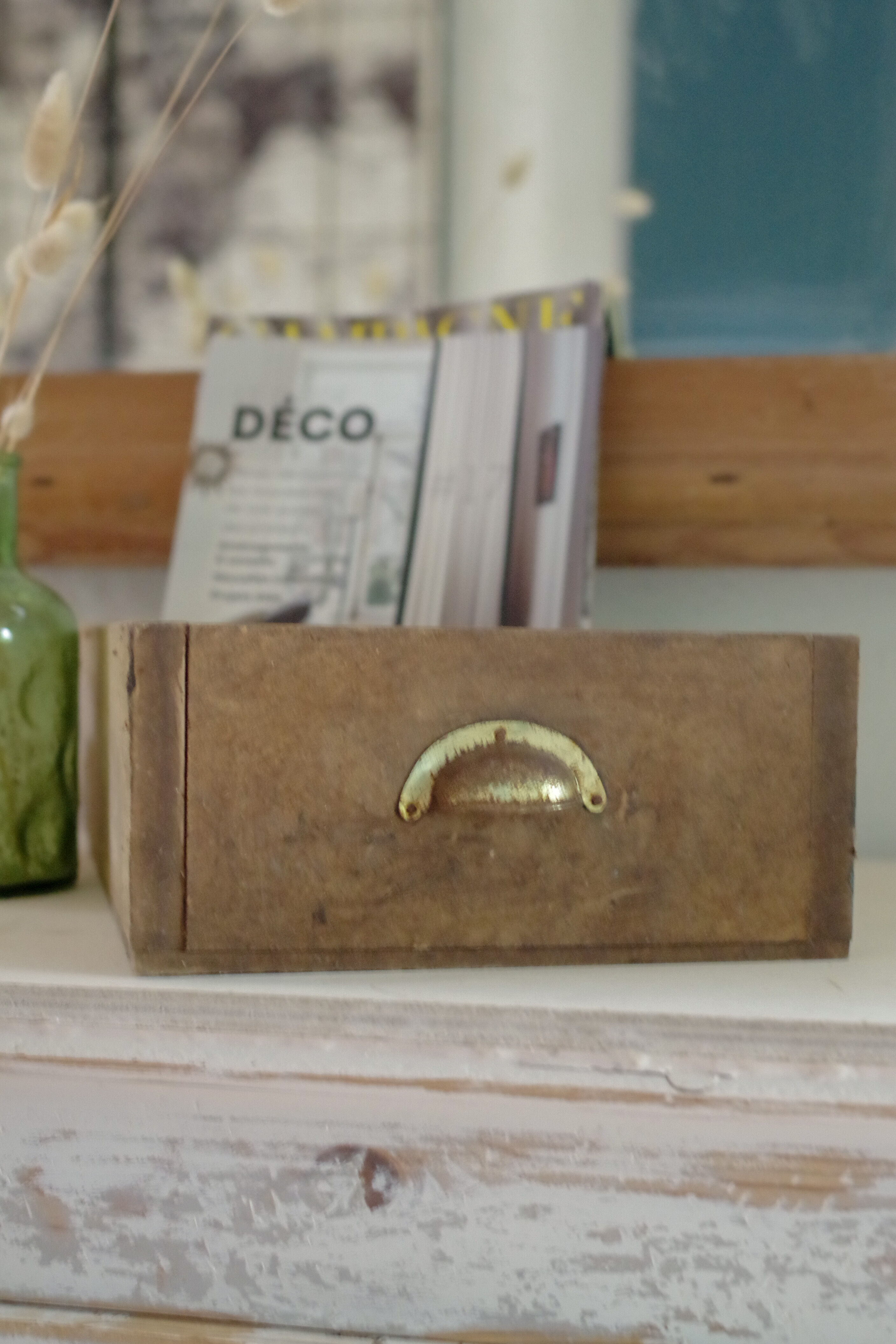 Old shop furniture drawer