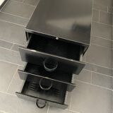 Lacquered metal furniture with 3 drawers model graphis by Osvaldo Borsani and Eugenio Gerli edition Tecno