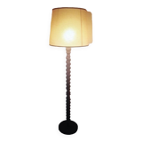 Wooden floor lamp