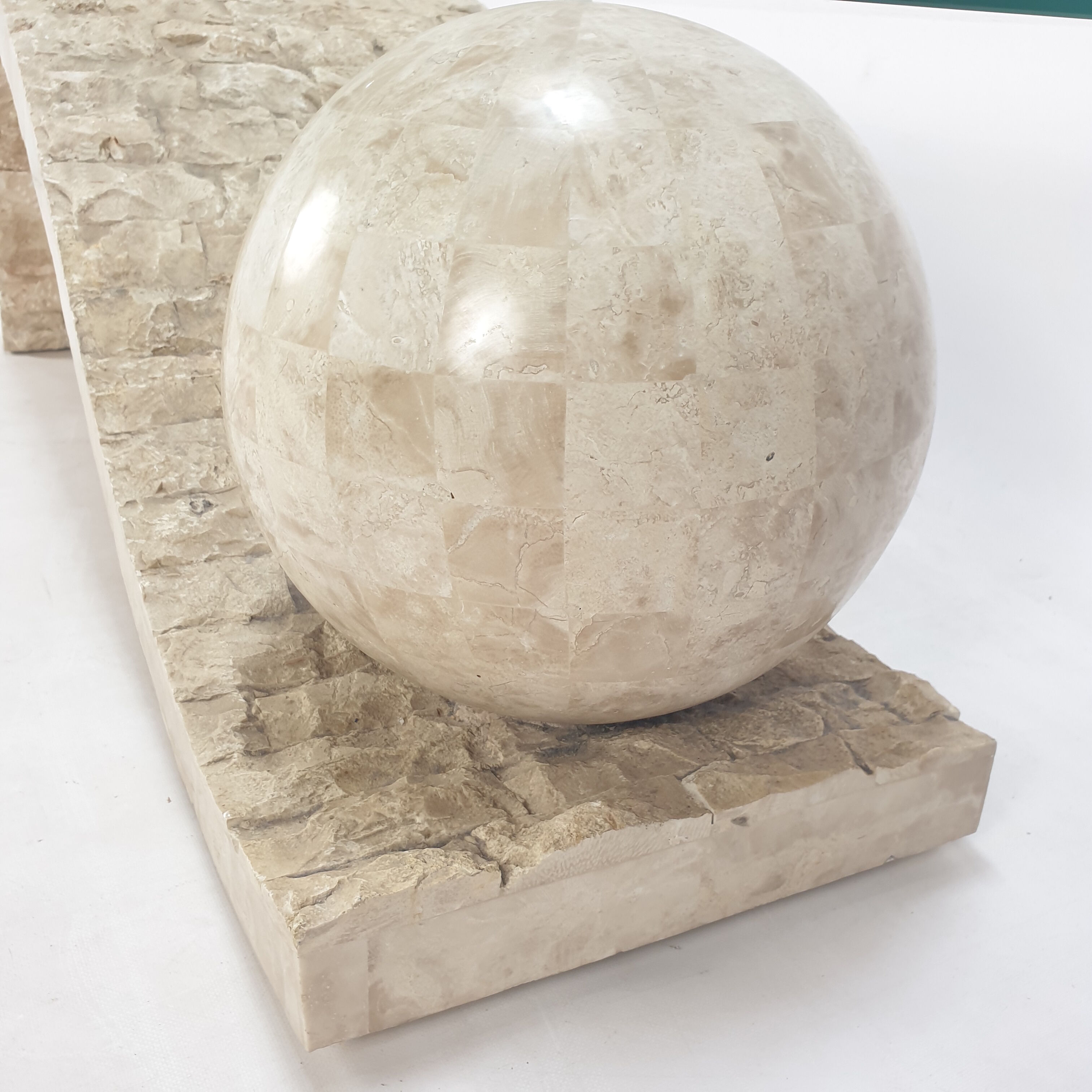 Magnussen Ponte Mactan Stone Coffee Table, 1980s