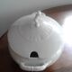 oval soupiere .limoges porcelain. white