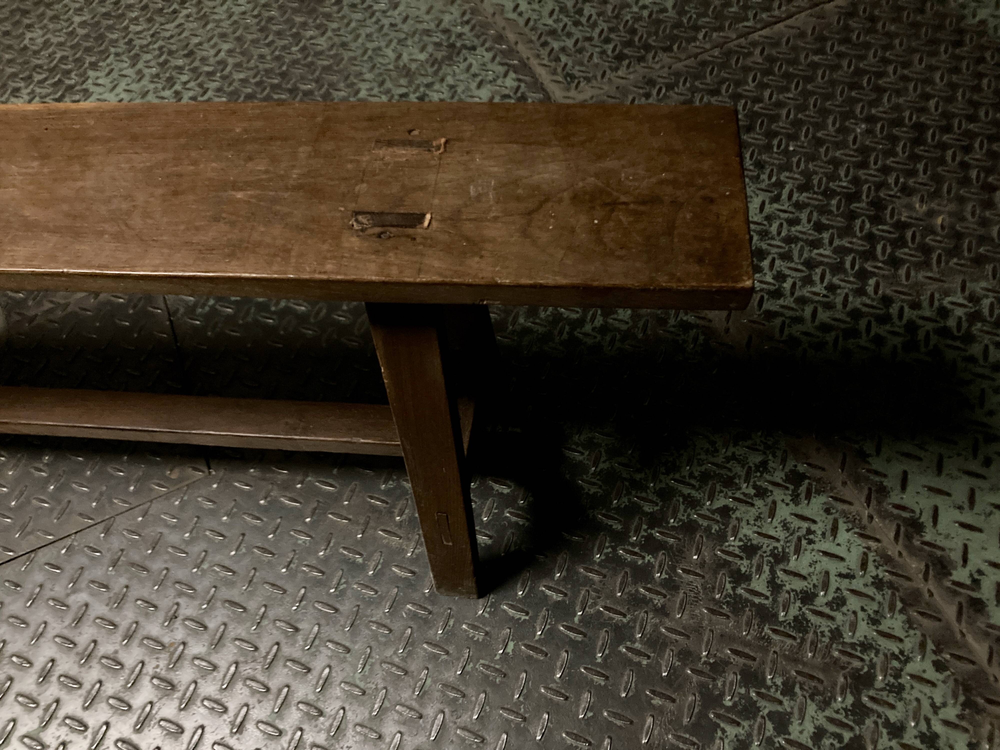 Paire de bancs de monastère Longueur 2m