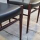 Pair of vintage teak Scandinavian chairs 1950