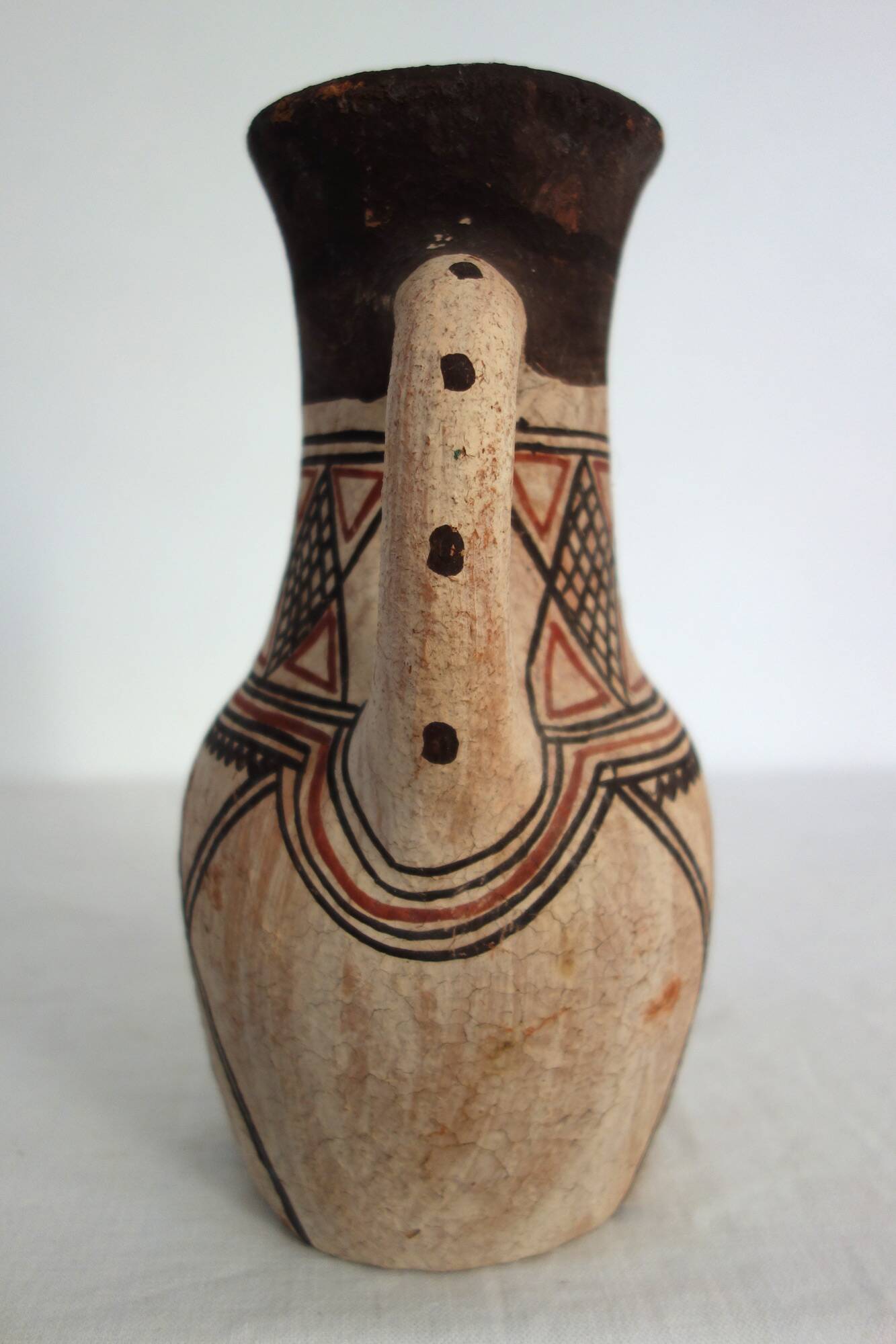Ancient terracotta jar from the Rif (Morocco) H30cm