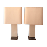 Paire de lampes Jean Claude Mahey