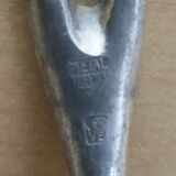 12 silver metal snail forks