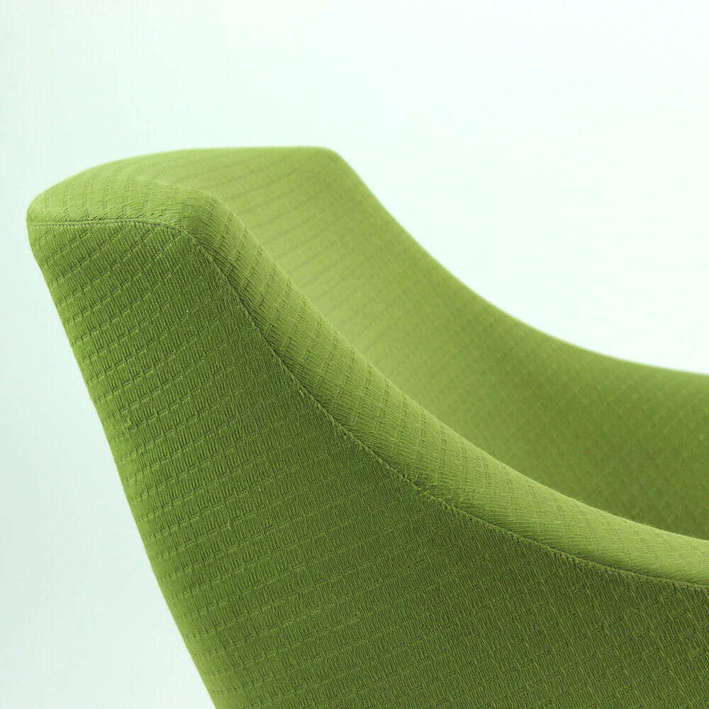 Fauteuil vert du milieu du siècle par Up Zavody, Tchécoslovaquie 1979