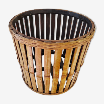 Bamboo pot cover 70's