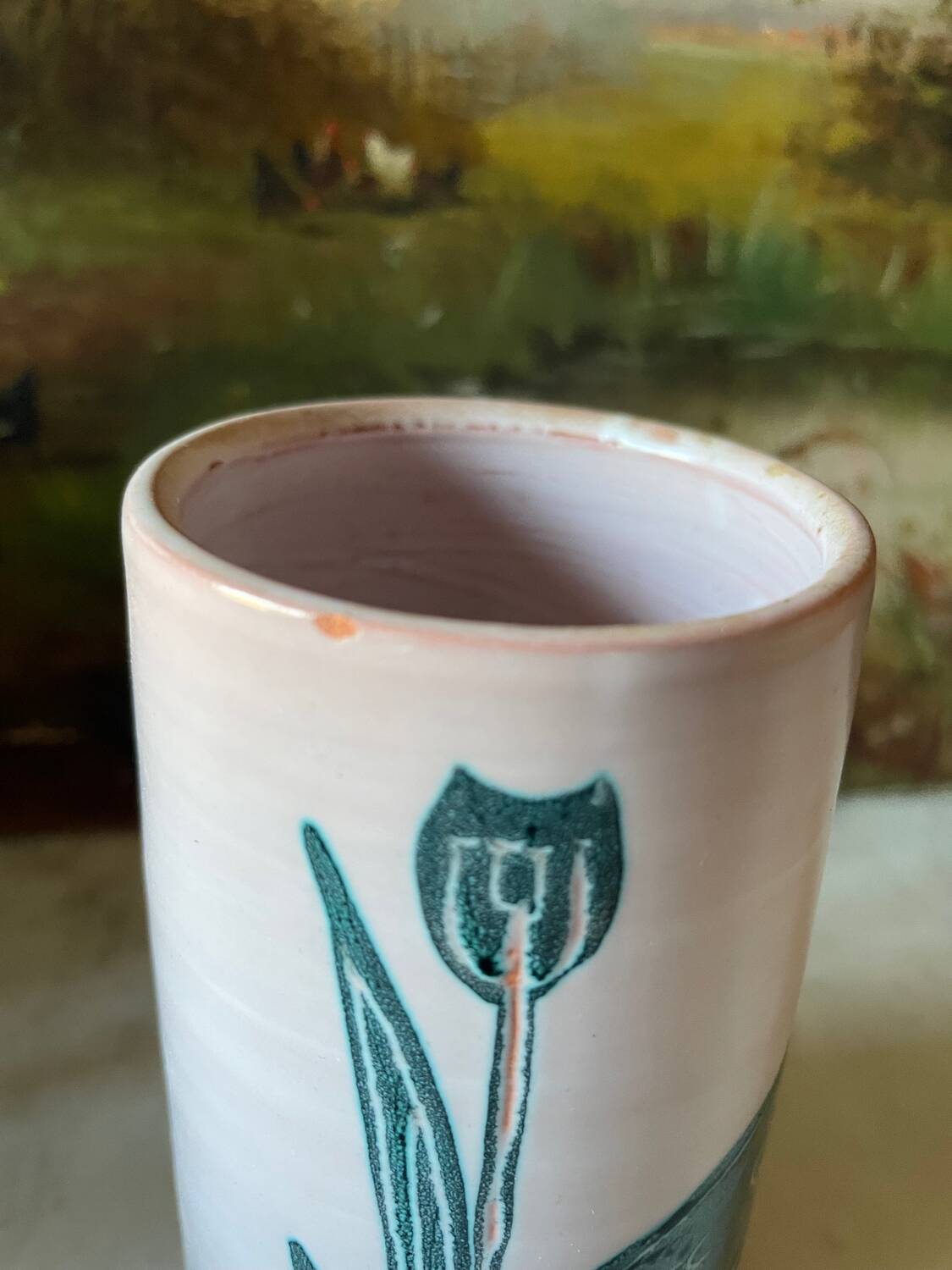 Yvon Roy scroll vase