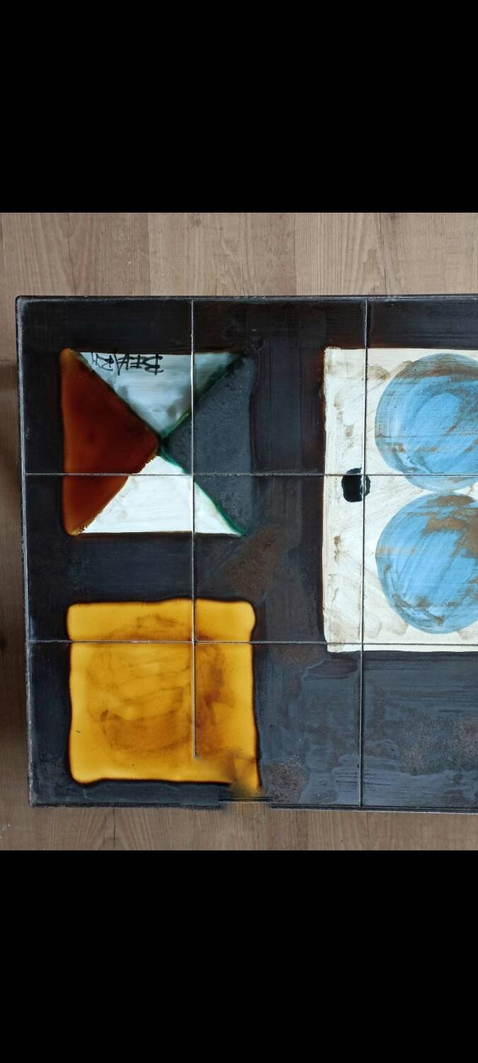 Belarti chrome ceramic coffee table