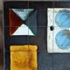 Belarti chrome ceramic coffee table